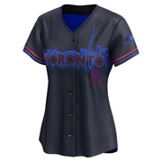 Jonatan Clase Women's Toronto Blue Jays 2024 City Connect Jersey - Black Limited