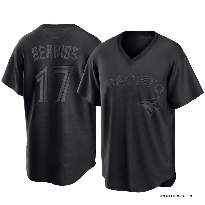 Jose Berrios Youth Toronto Blue Jays Pitch Fashion Jersey - Black Replica