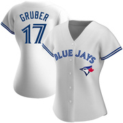 Kelly Gruber Women's Toronto Blue Jays Home Jersey - White Authentic