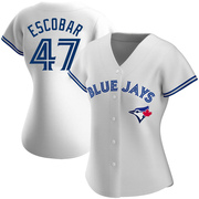 Kelvim Escobar Women's Toronto Blue Jays Home Jersey - White Replica