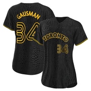 Kevin Gausman Women's Toronto Blue Jays Snake Skin City Jersey - Black Replica