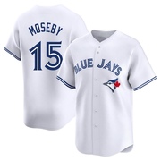 Lloyd Moseby Men's Toronto Blue Jays Home Jersey - White Limited