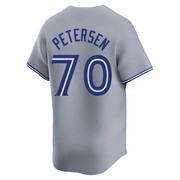 Michael Petersen Men's Toronto Blue Jays Away Jersey - Gray Limited