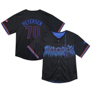 Michael Petersen Toddler Toronto Blue Jays 2024 City Connect Jersey - Black Limited