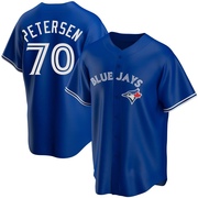 Michael Petersen Youth Toronto Blue Jays Alternate Jersey - Royal Replica