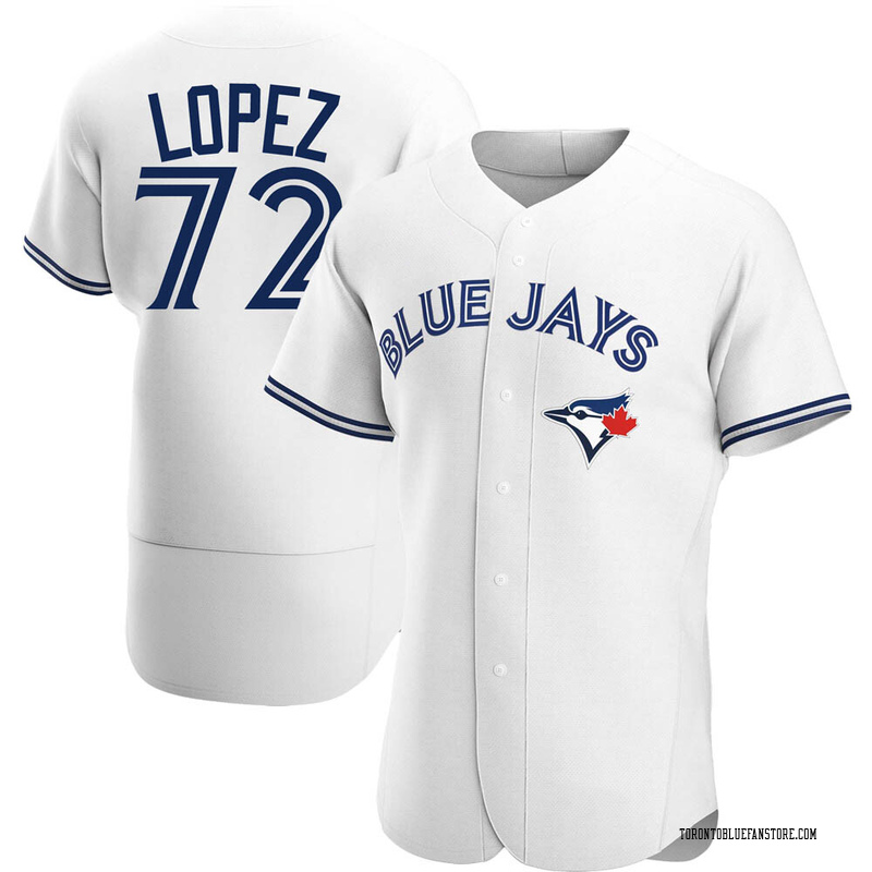 Team Issued Nike Authentic Otto Lopez Toronto Blue Jays MLB Jersey