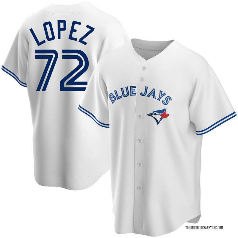 Team Issued Nike Authentic Otto Lopez Toronto Blue Jays MLB Jersey