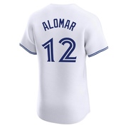 Roberto Alomar Men's Toronto Blue Jays Home Jersey - White Elite