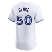 Tom Henke Men's Toronto Blue Jays Home Jersey - White Elite