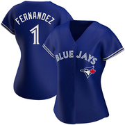 Tony Fernandez Women's Toronto Blue Jays Alternate Jersey - Royal Authentic