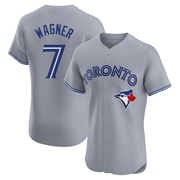 Will Wagner Men's Toronto Blue Jays Road Jersey - Gray Elite