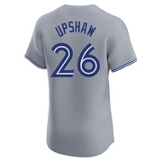 Willie Upshaw Men's Toronto Blue Jays Road Jersey - Gray Elite