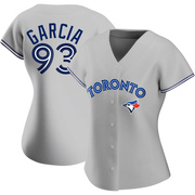 Yimi Garcia Women's Toronto Blue Jays Road Jersey - Gray Replica